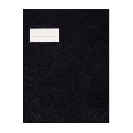Achetez Paquet de 10 protèges-cahier épaisseur 21/100ème 17x22 cm PVC noir 1110433 noir pas cher ..