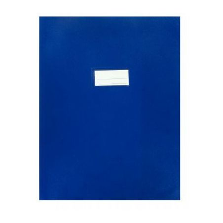 Achetez Paquet de 10 protèges-cahier épaisseur 21/100ème 24x32cm PVC bleu 1110439 bleu pas cher s..