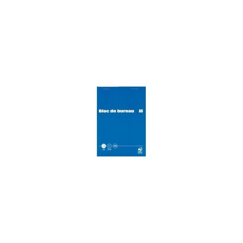 Achetez Bloc 60g agrafé en tête 200 pages petits carreaux 5x5. Format A6 10,5 x 14,8 cm pas cher s..