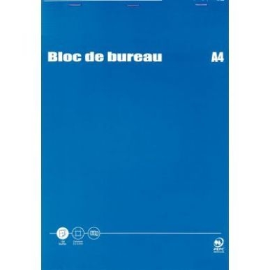 Achetez HAMELIN Bloc bureau 001 format 21 x 29,7 cm (A4) 200 pages quadrillées 5x5 60g. Agafé en-t..