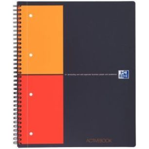 Achetez Cahier à reliure intégrale Activebook 160 pages, format A4+, quadrillé 5x5 100104329 OXFO..
