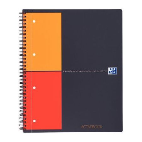Achetez Cahier à reliure intégrale Activebook 160 pages, format A4+, quadrillé 5x5 100104329 OXFO..