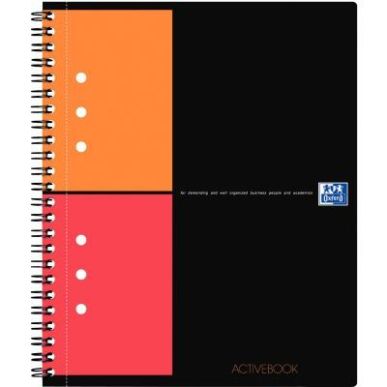 Achetez Cahier à reliure intégrale ACTIVEBOOK 160 pages perforées, format A5+, quadrillé 5x5 100..