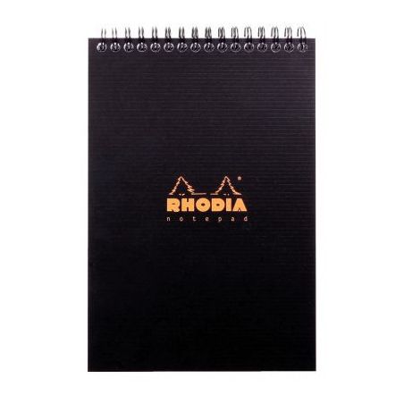 Achetez RHODIA Bloc Notepad spirale en tête en polypropylène 160 feuilles format 14,8x21cm.Coloris..