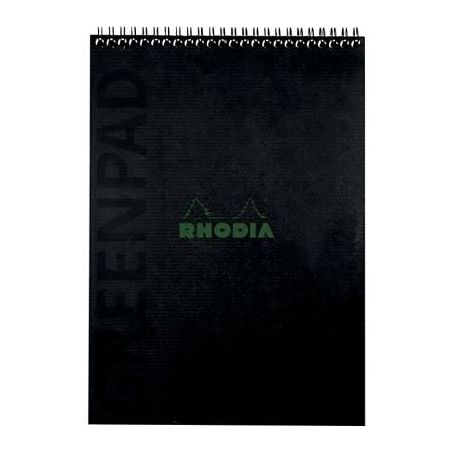Achetez Bloc-notes GREENPAD à reliure intégrale, format A5, 80 feuilles, quadrillé 5x5 119928C GR..