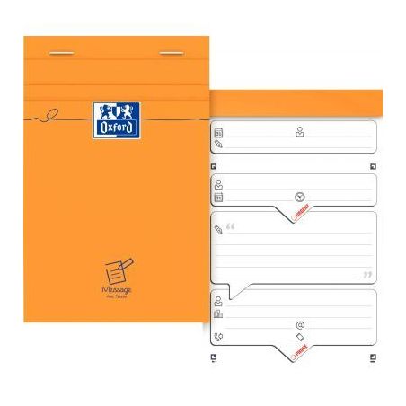 Achetez Bloc messages téléphoniques 80 feuilles, format 11x17 cm 100106293 OXFORD HAMELIN pas cher..