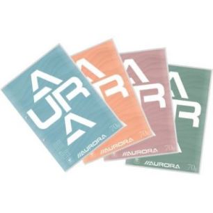 Achetez Bloc de cours 200 pages perforées format A4, quadrillé 5x5mm D102CDQ5 AURORA pas cher sur ..