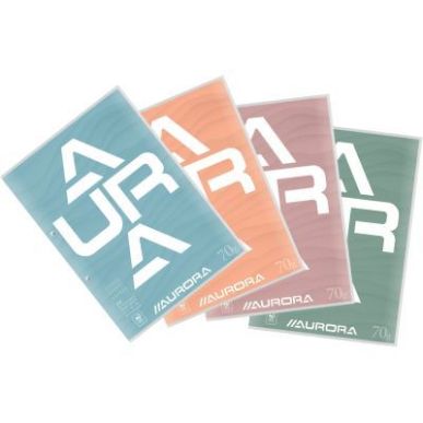 Achetez Bloc de cours 200 pages perforées format A4, quadrillé 4x8mm D102CDC AURORA pas cher sur M..