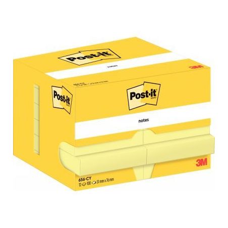 Achetez Lot de 12 blocs de 100 feuilles post-it notes jaune, 51 x 76 mm 23624 3M pas cher sur Ma Ren..