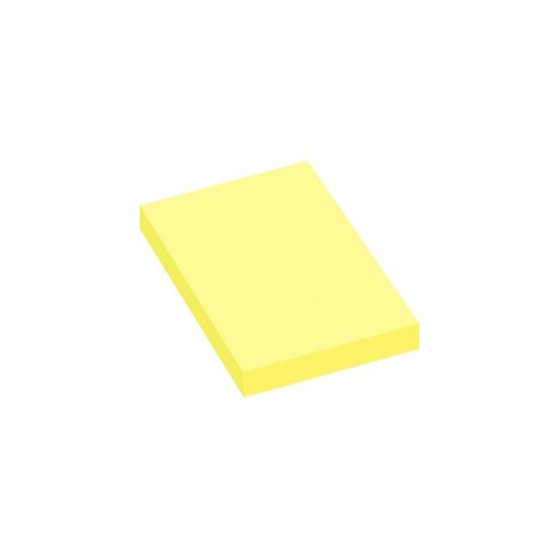Achetez Lot de 12 blocs de 100 feuilles de notes repositionnables 50 x 75 mm jaune pastel 5656-01 pa..