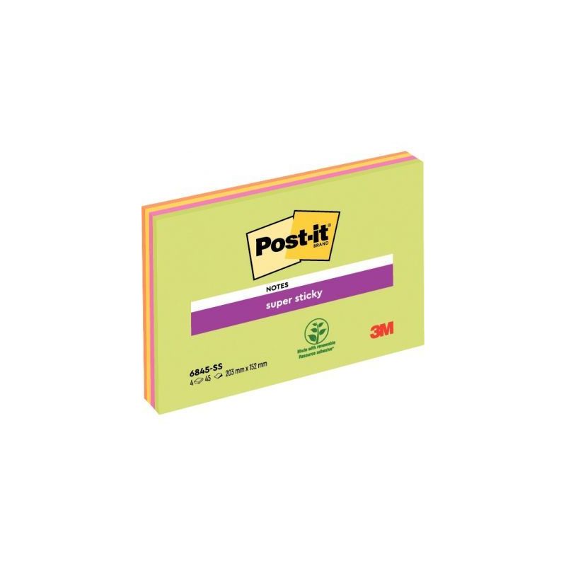 Achetez Paquet de 4 blocs Meeting Notes Super Sticky BP037 POST-IT 3M pas cher sur Ma Rentrée Scola.. Achetez Paquet de 4 blocs Meeting Notes Super Sticky BP037 POST-IT 3M pas cher sur Ma Rentrée Scola..