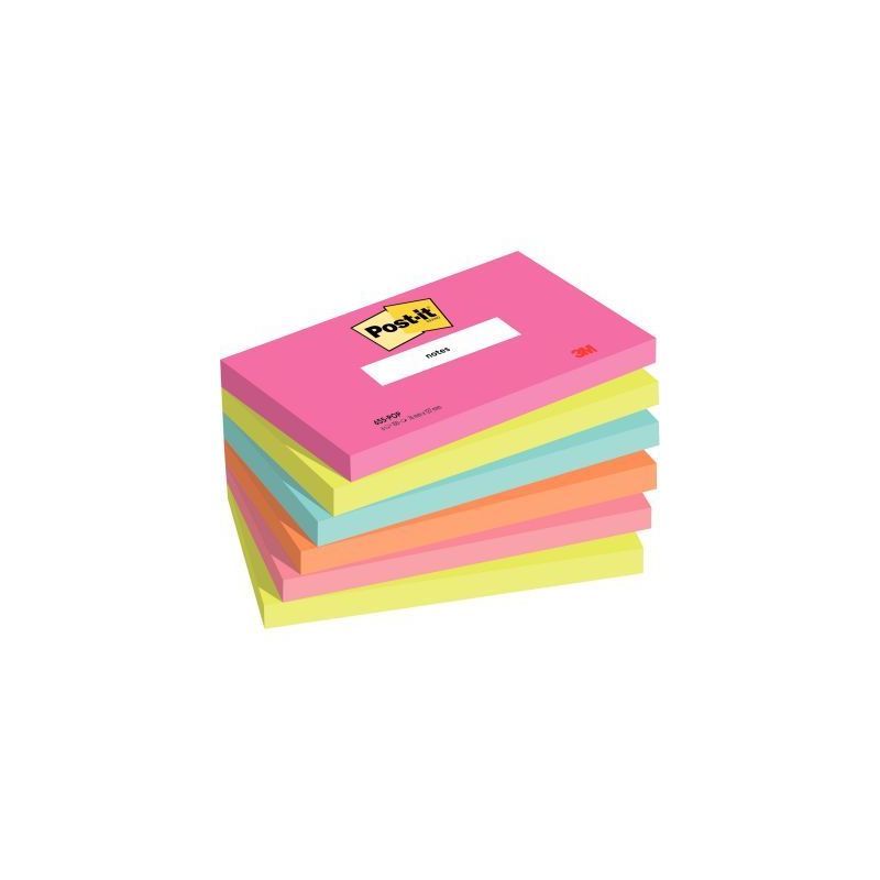 Achetez Paquet de 6 blocs notes de 100 feuilles Post-it 76 x 127 mm collection poptimistic BP1256 P.. Achetez Paquet de 6 blocs notes de 100 feuilles Post-it 76 x 127 mm collection poptimistic BP1256 P..
