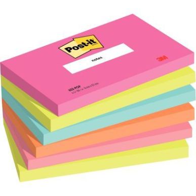 Achetez Paquet de 6 blocs notes de 100 feuilles Post-it  76 x 127 mm collection poptimistic BP1256 P..