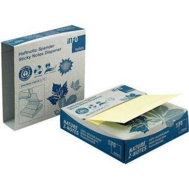 Achetez Devidoir nature recycle znote 75x75mm 100 feuilles jaune 5643-11 pas cher sur Ma Rentrée Sc..