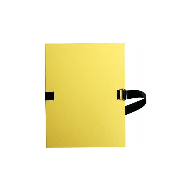 Chemise à dos extensible avec sangle FOREVER papier recyclé, format 24x32 cm, jaune 38006H FOREVER EXACOMPTA