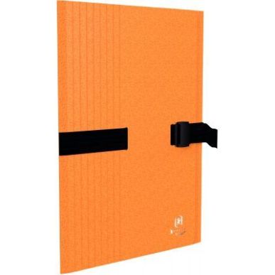 Achetez Chemise à sangle BICOLOR RECYC+ avec clip et rabat, coloris orange 100201315 OXFORD HAMELIN..