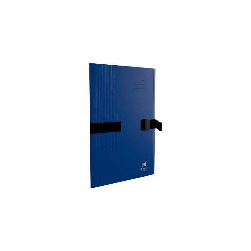 Achetez Chemise à sangle BICOLOR RECYC+ avec clip et rabat, coloris bleu 100201312 OXFORD HAMELIN p..