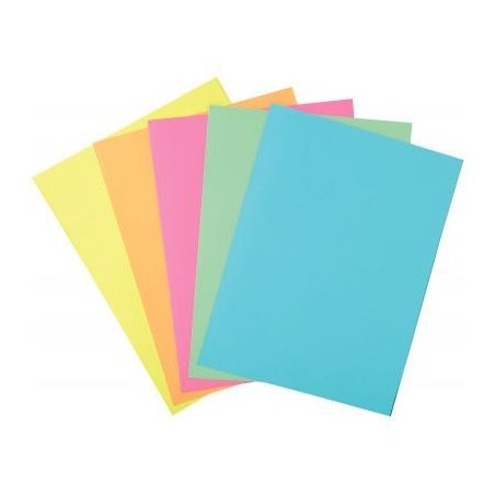 Achetez Paquet de 100 chemises 1 rabat Super 160g, format 24x32 cm, couleurs pastel assorties 348000..