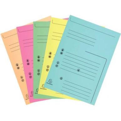 Achetez Paquet de 25 chemises imprimées 210g avec 2 rabats, format 24x32 cm 334000E SUPER EXACOMPTA..