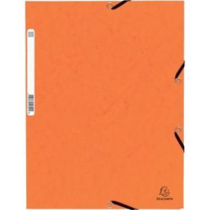 Achetez Chemise 3 rabats à élastiques en carte lustrée 5/10ème 350g orange C3416 ORA COUTAL pas ..