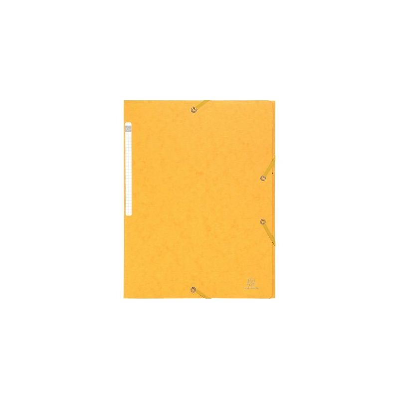 Achetez Chemise 3 rabats à élastiques SCOTTEN en carte lustrée 600g, jaune 55959E SCOTTEN EXACOMP..