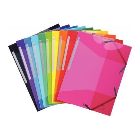 Achetez Lot de 10 chemises 3 rabats + élastiques en polypropylène IDERAMA PP 55670E IDERAMA EXACOM..