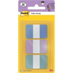 Achetez Carte de 36 index rigide standard format 25,4 x 38 mm bleu violet vert BP1507 POST-IT 3M pas..