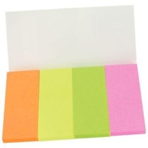 Achetez Etui de 4 distributeurs de 40 marque-pages en papier couleurs assorties 5670-39 pas cher sur..