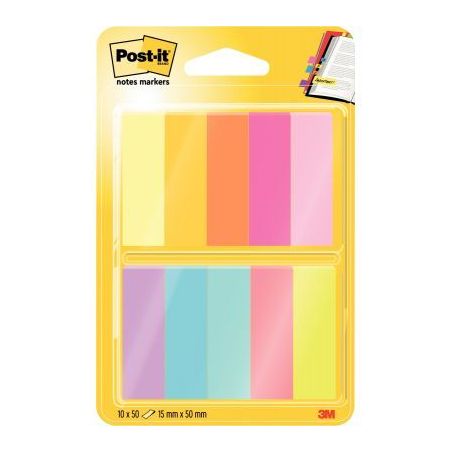Achetez POST-IT Marque-pages POST-IT® papier (10x50) couleurs néons assortis pas cher sur Ma Rentr..