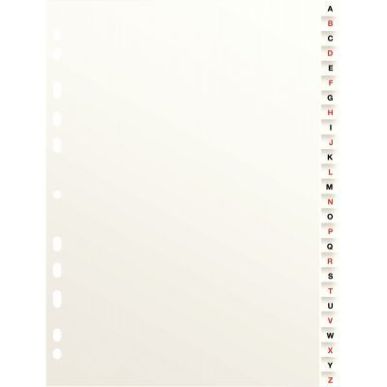 Achetez Jeu de 26 Intercalaires alphabétiques format 21x29,7 cm carte dossier 100204598 HAMELIN pas..