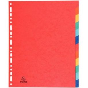 Achetez Jeu de 12 intercalaires en carte lustrée 400g, format A4+ 2612E EXACOMPTA pas cher sur Ma R..