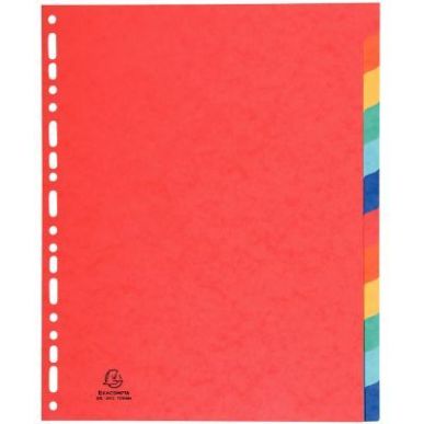 Achetez Jeu de 12 intercalaires en carte lustrée 400g, format A4+ 2612E EXACOMPTA pas cher sur Ma R..
