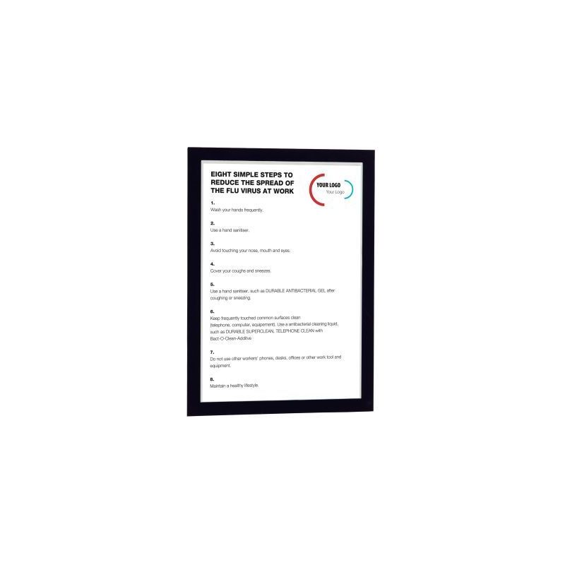 Achetez Sac de 2 cadres d'affichage A4 adhésif repositionnable avec contour magnétique noir 4872-0.. Achetez Sac de 2 cadres d'affichage A4 adhésif repositionnable avec contour magnétique noir 4872-0..