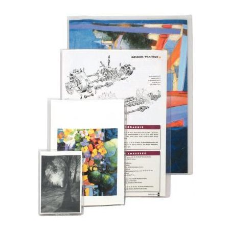 Achetez Paquet de 10 étuis en PVC 2 volets 14/100ème format A4 2901 pas cher sur Ma Rentrée Scola..