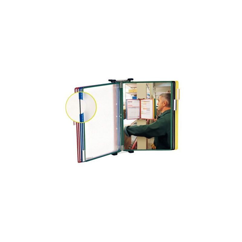 Achetez Ensemble mural de 10 poches pour format A4 à pivots 414109 T.TECHNIC TARIFOLD pas cher sur ..