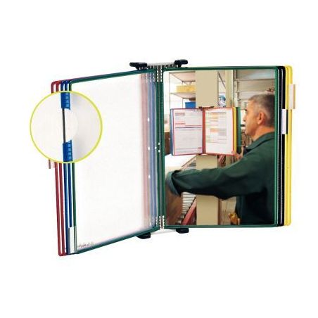 Achetez Ensemble mural de 10 poches pour format A4 à pivots 414109 T.TECHNIC TARIFOLD pas cher sur ..