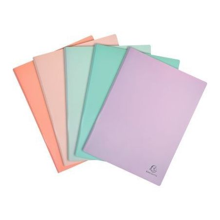 Achetez Protège-documents AQUAREL 60 vues en polypropylène, coloris assortis 88360E AQUAREL EXACOM..