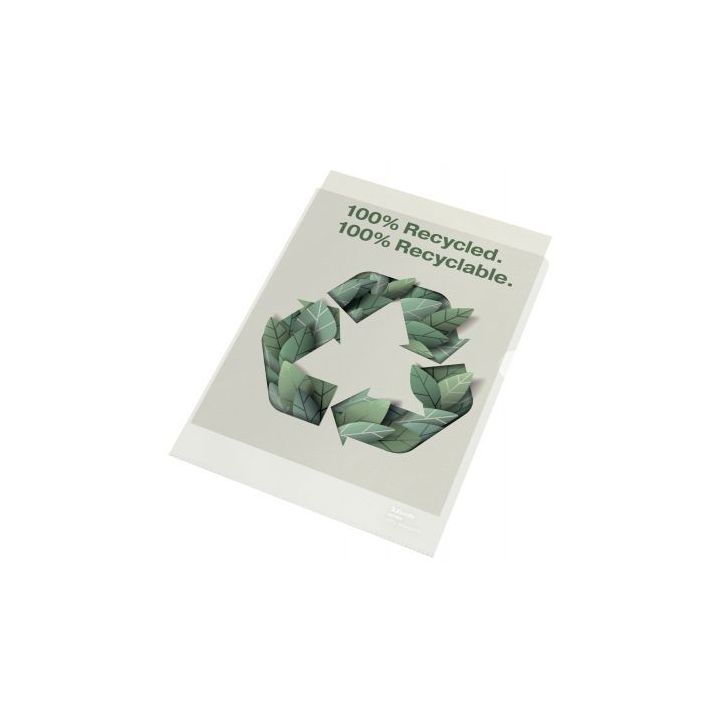 Boite de 100 pochettes coin en polypropylène recyclé et recyclable 627496 ESSELTE