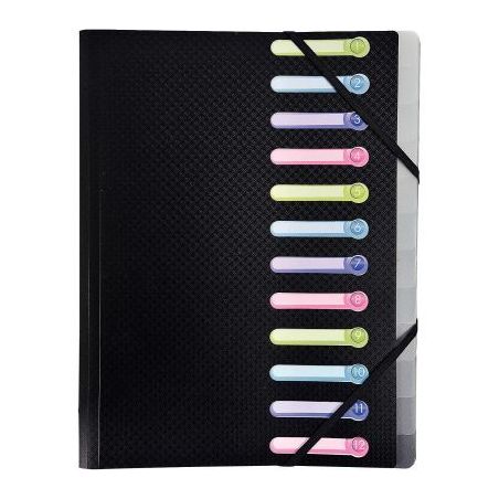 Achetez Trieur en polypropylène OPAK 12 compartiments, coloris noir 55981E OPAK EXACOMPTA pas cher ..