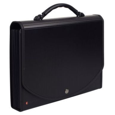 Achetez EXACOMPTA Trieur valisette Noir en PP EXACASE 13 compartiments.Dos extensible,onglets person..