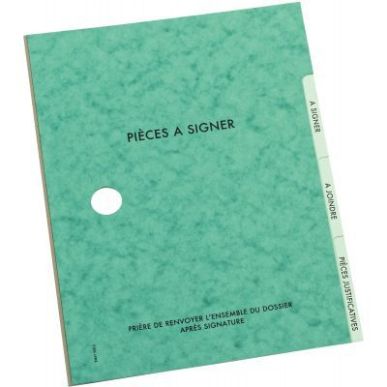 Achetez Carton de 25 parapheurs 3 compartiments, vert 73370 X25 EXTENDOS pas cher sur Ma Rentrée Sc..