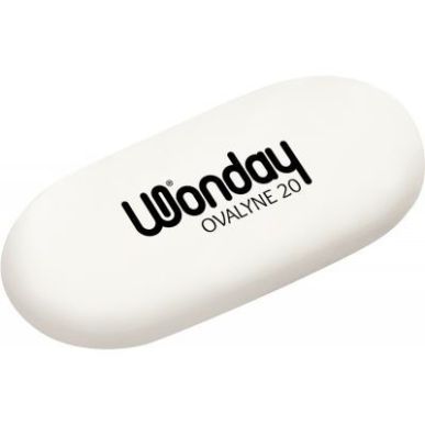 Achetez Gomme blanche Ovalyne sous blister FCR350062 JPC pas cher sur Ma Rentrée Scolaire