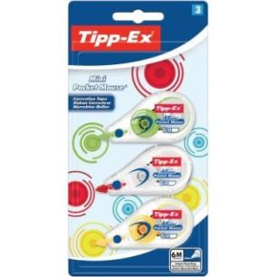 Achetez Blister de 3 mini Pocket Mouse fashion 982898 TIPP-EX BIC pas cher sur Ma Rentrée Scolaire