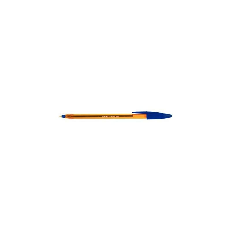Achetez BIC Ecriture Cristal Original Stylos-Bille Pointe Fine (0,8 mm) - Encre De Couleur Bleue pas..