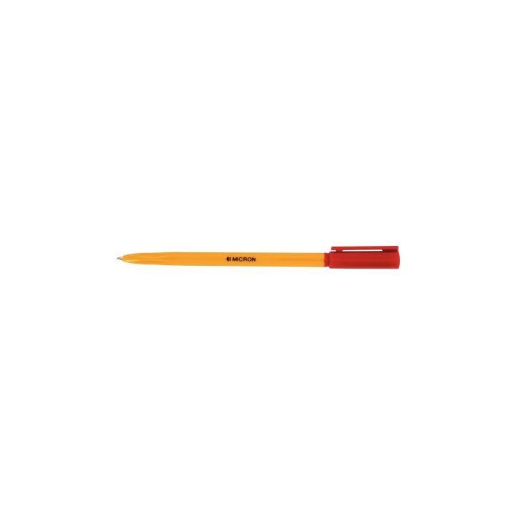 Stylo bille Micron pointe fine 0,7mm rouge 700102
