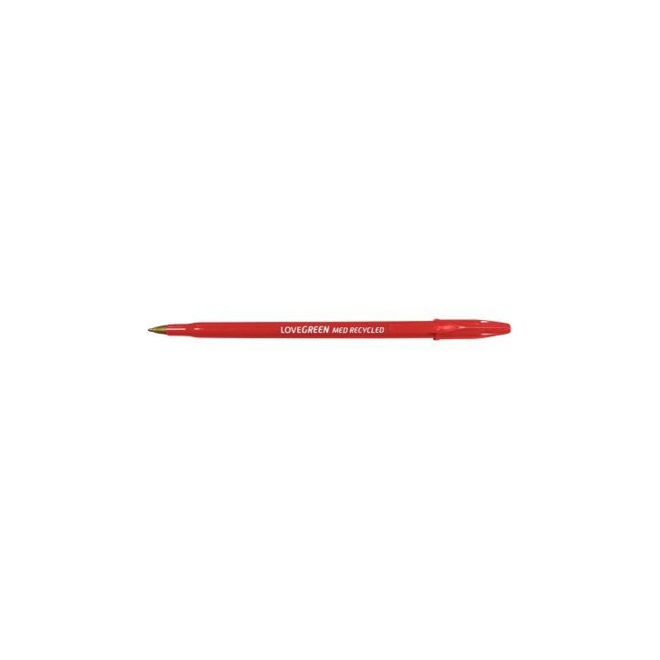 Boite de 50 stylos Lovegreen rouge 58348X50