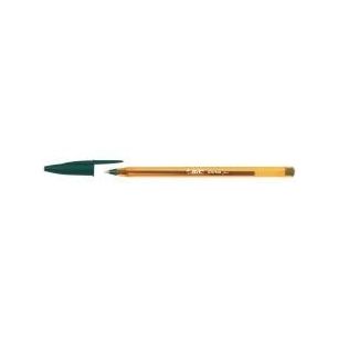 Achetez BIC Cristal Original Stylos-Bille Pointe Fine (0,8 mm) - Vert pas cher sur Ma Rentrée Scola..