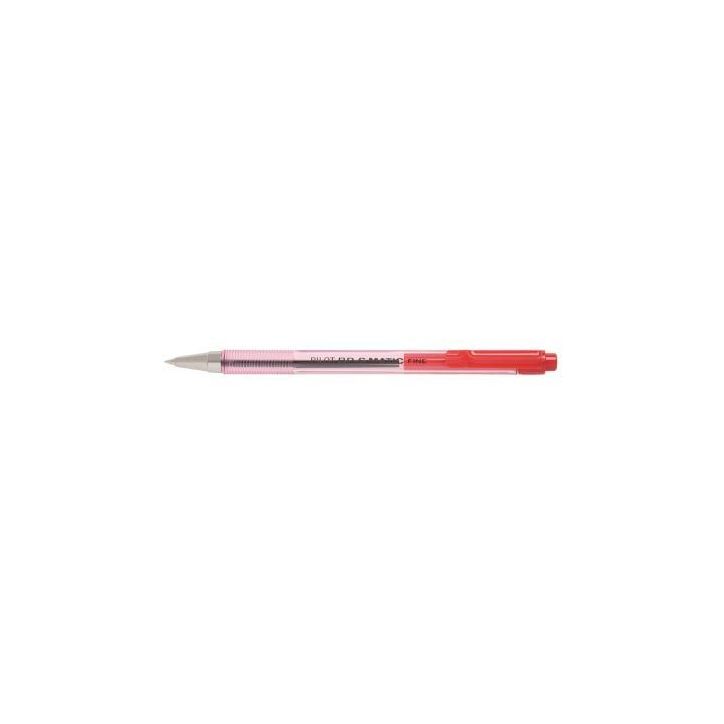 Stylo bille BPS Matic rétractable pointe fine rouge 4902505156397 PILOT