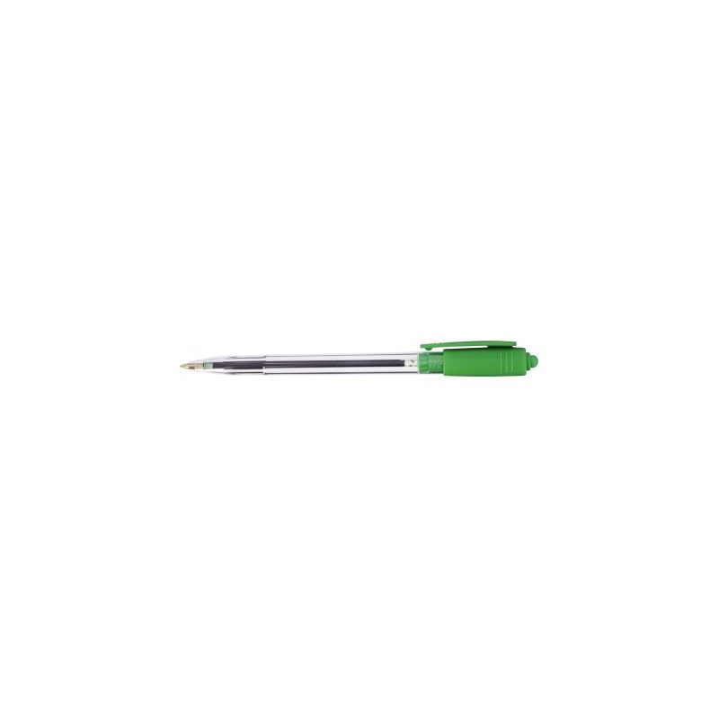 Achetez Stylo bille rétractable Wiz pointe moyenne 1mm vert 734004 WIZ pas cher sur Ma Rentrée Sco..