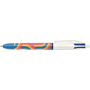 Achetez Stylo bille 4 couleurs Tie and Dye 518205 BIC pas cher sur Ma Rentrée Scolaire